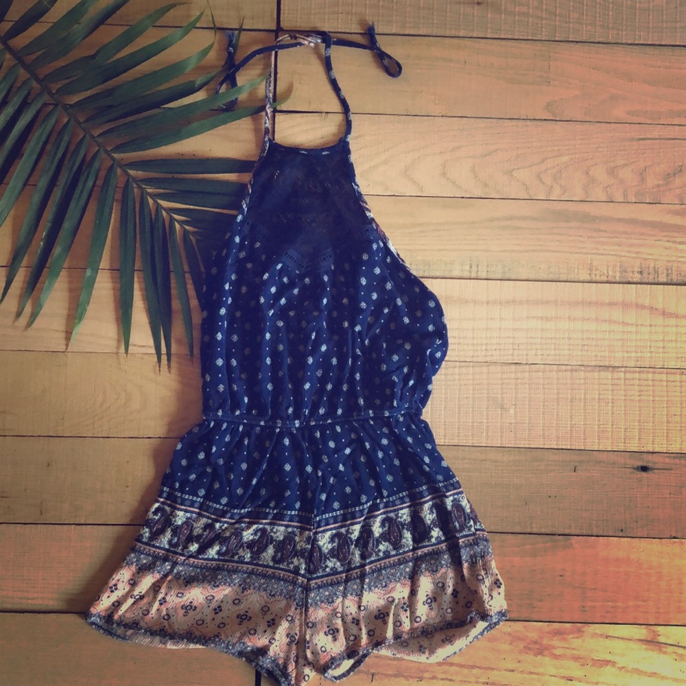 Halter top romper